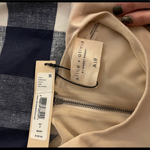 NWT Alice & Olivia top and skirt set sz 2 - Picture 9 of 12